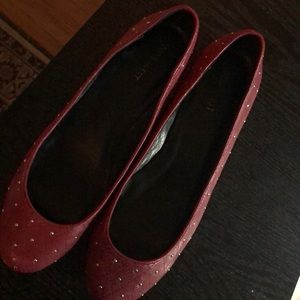 Nine West studded flats